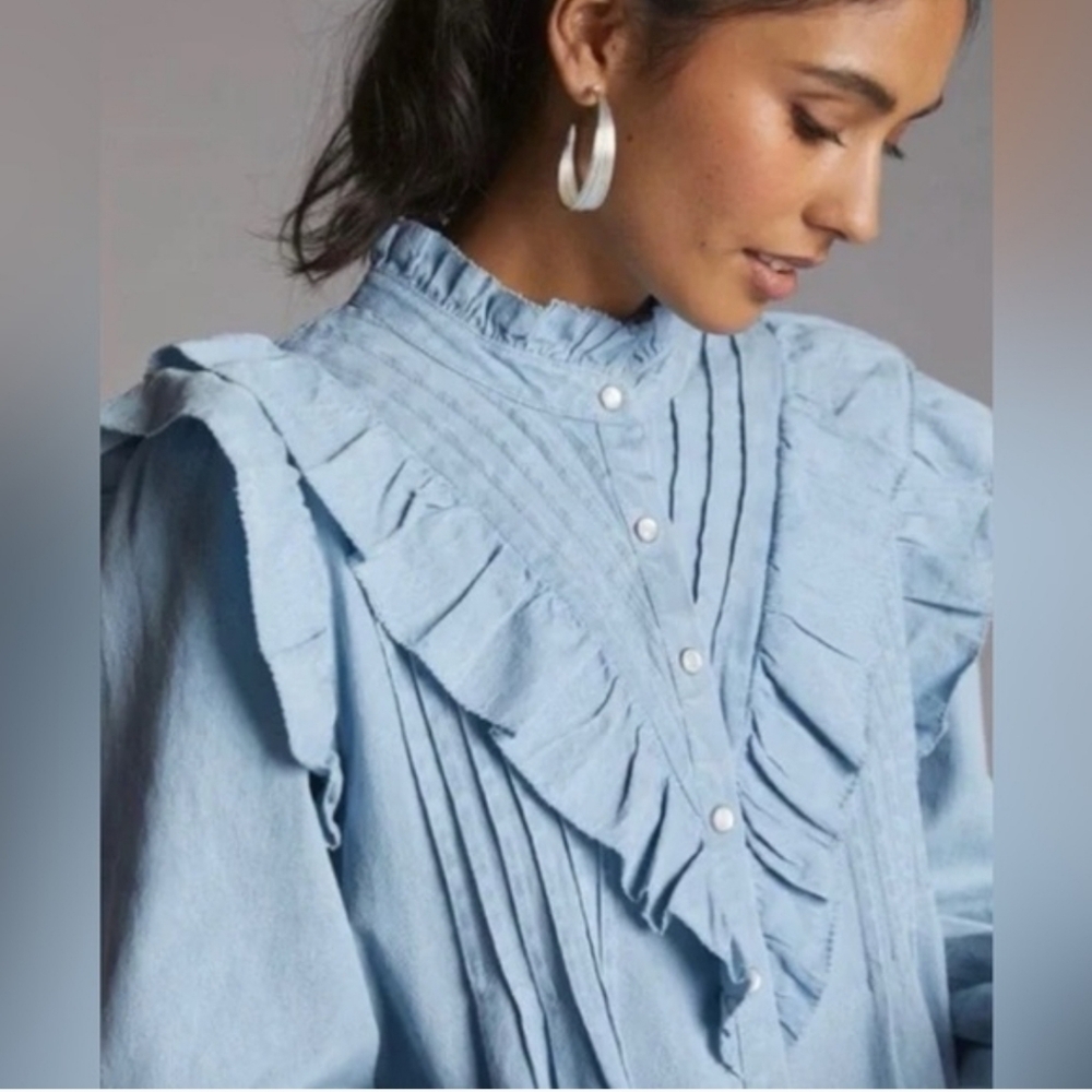 Love The Label Denim Shirt - Picture 2 of 6